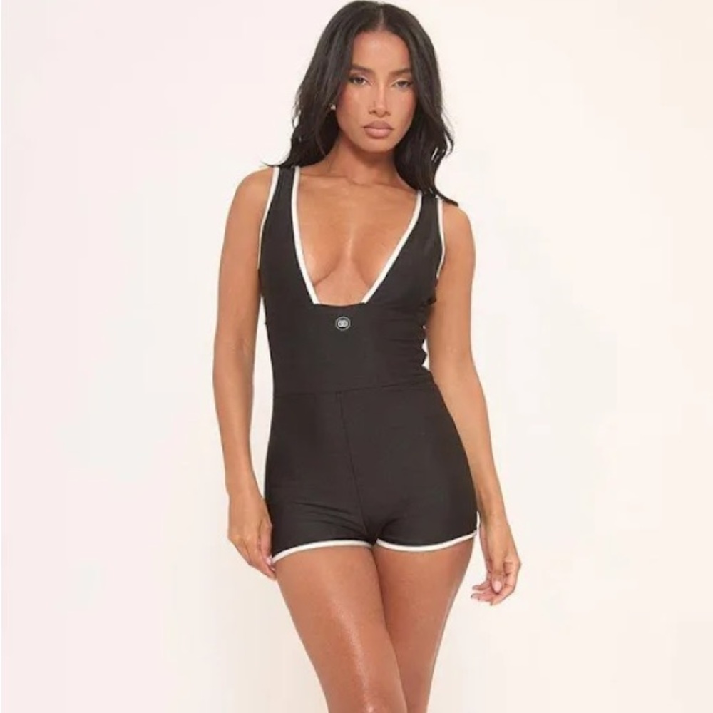 EGO Black Mini Jumpsuit